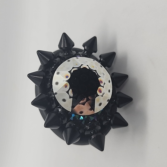 GASOLINE GLAMOUR RHINESTONE SPIKE FANCY STONE RING SWAROVSKI - Picture 7 of 8